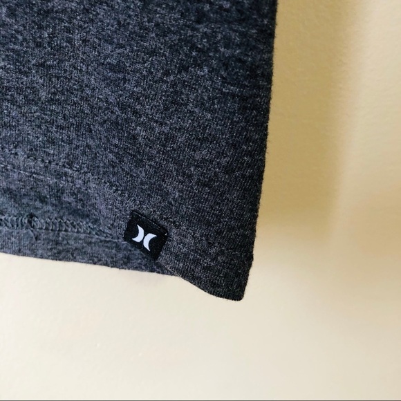Hurley Mens Charcoal Tee - Picture 2 of 5